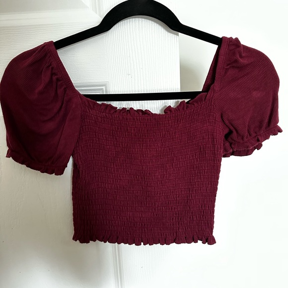 Burgundy Garage top. Only worn a few times. Great condition. - Picture 1 of 3
